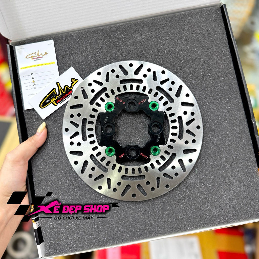 Đĩa thắng Lead ABS size 190mm 220mm Ghracing - đĩa Ghracing Lead Abs size 190mm 220mm lòng nhôm