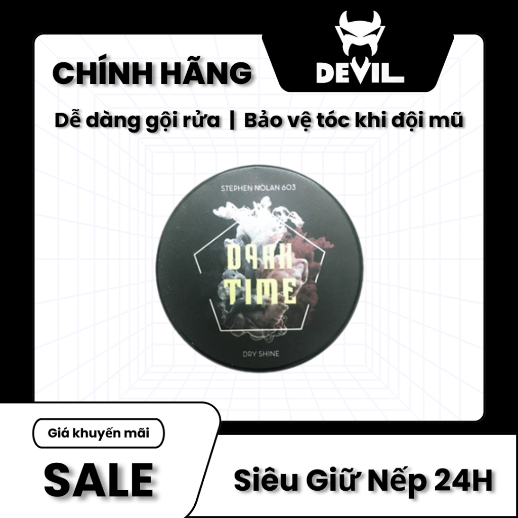 [CHÍNH HÃNG] Sáp Vuốt Tóc Nam Dark Time Nolan 603 - Dễ Tạo Kiểu - Giữ Nếp Lâu - Dễ Gội Rửa - Bảo Vệ 