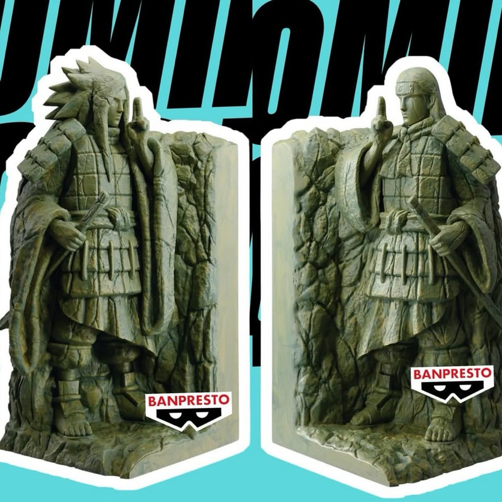 Mô hình Naruto - Senju Hashirama & Uchiha Madara Fig Life Figure chính hãng Bandai