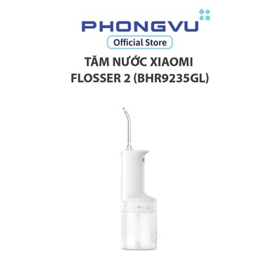 Máy tăm nước cầm tay Xiaomi Water Flosser 2 BHR9235GL - 3 chế độ - Chống nước IPX7 - Bảo hành 12th