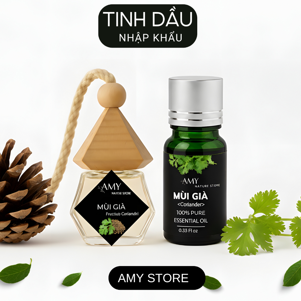 Tinh dầu nguyên chất xông phòng mùi già 10ml