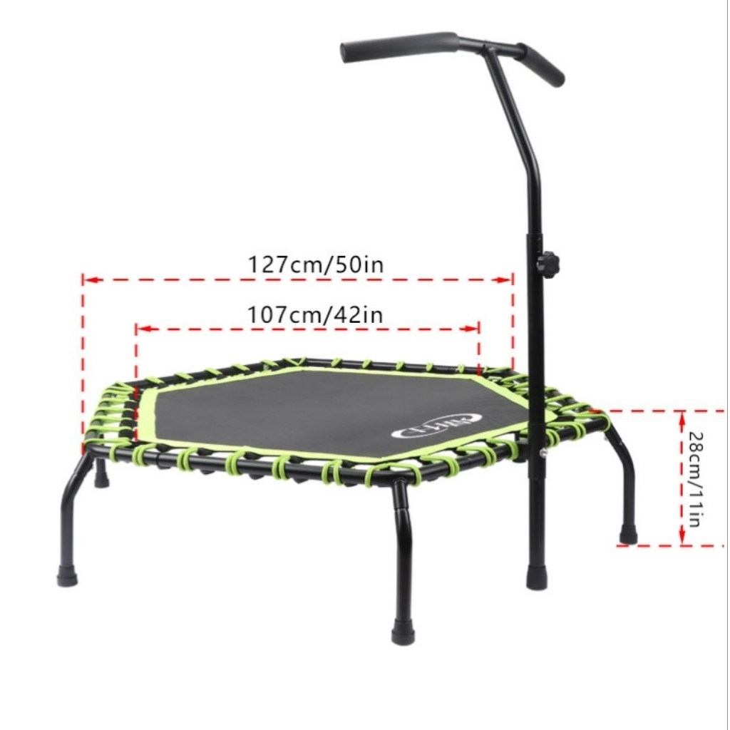 Bục Nhún Thể Thao (dụng cụ thể dục) dùng trong tập luyện thể chất - Bạt Nhún Trampoline 50 inch