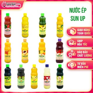  Nước Ép Trái Cây Sun Up Chai 750ml   Siro Nước Ép  có thay đổi dung tích chai 