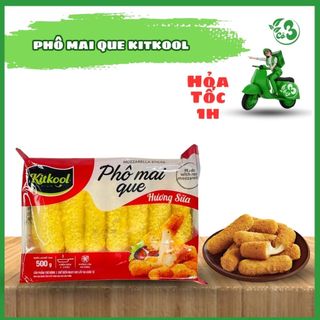   Hỏa Tốc 1H  Phô Mai Que Nhân Mozzarella Kéo Sợi Kitkool 13 Cây 500G - Ăn Vặt 
