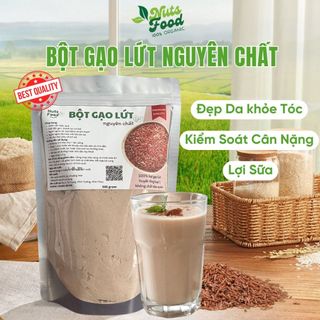  Bột gạo lứt nguyên chất Nuts Food 100g 500g - Hỗ trợ giảm cân lợi sữa đẹp da 