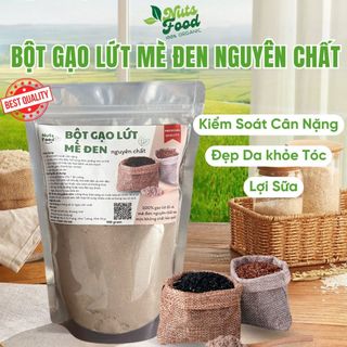  Bột gạo lứt mè đen nguyên chất Nuts Food túi 500g - Giảm cân ăn kiêng lợi sữa đẹp da 