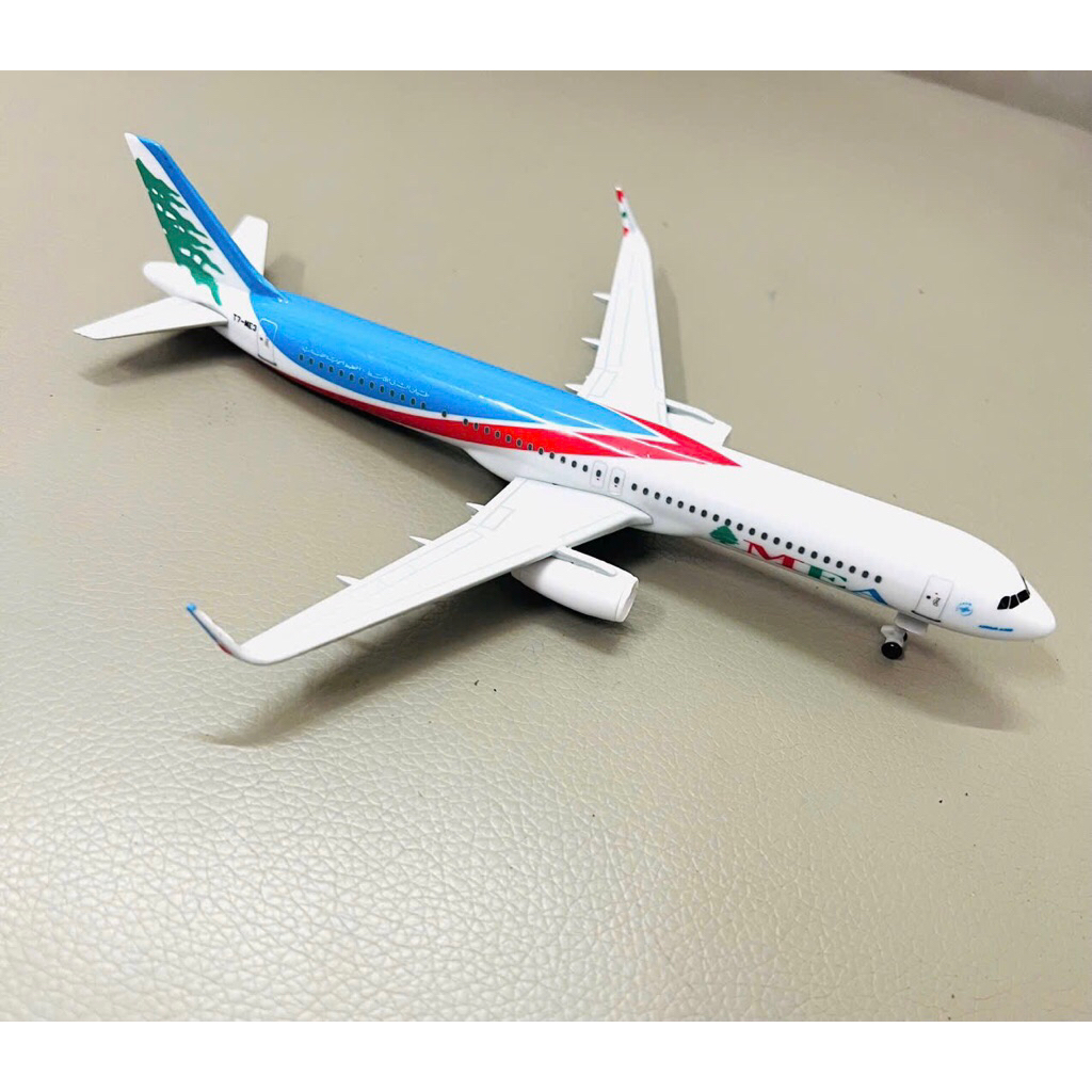 Máy Bay MEA AIRBUS A321 Hãng Hàng Không LEBANON Kim Loại Cao Cấp Tỉ Lệ 1:400. Mô Hình Máy Bay Đồ Chơ