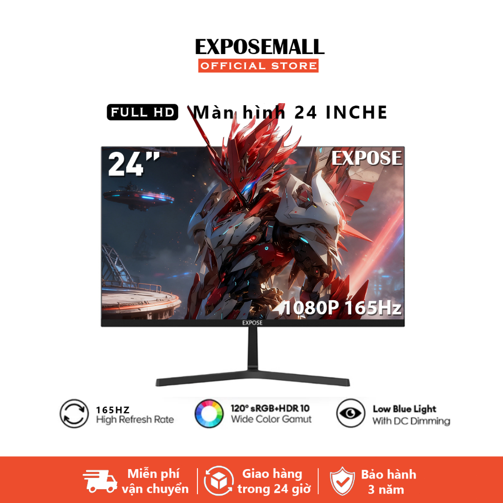 Màn hình chơi game EXPOSE EX-24 24“ 165HZ màn hình máy tính công nghệ IPS - Trải nghiệm giải trí và 