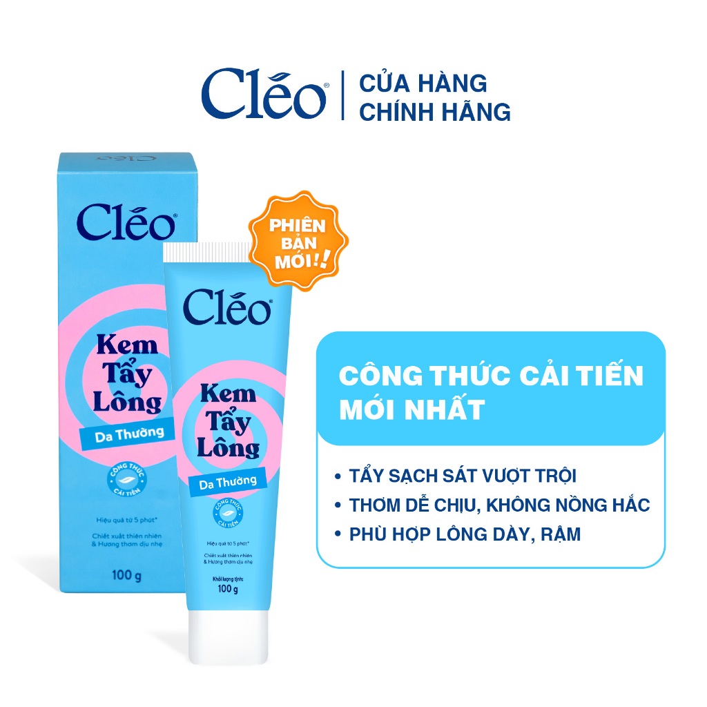 [LIVE] Kem Tẩy Lông Nách, Tẩy Lông Tay Chân Cleo,Tẩy Lông Sạch Sát, Không Kích Ứng 100g | BigBuy360 - bigbuy360.vn