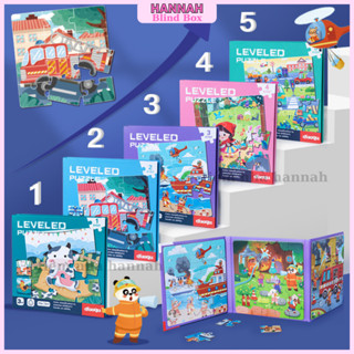 Đồ chơi xếp hình, Bộ Sách puzzle ghép nam châm thông minh với 3 cấp độ cho bé thử thách