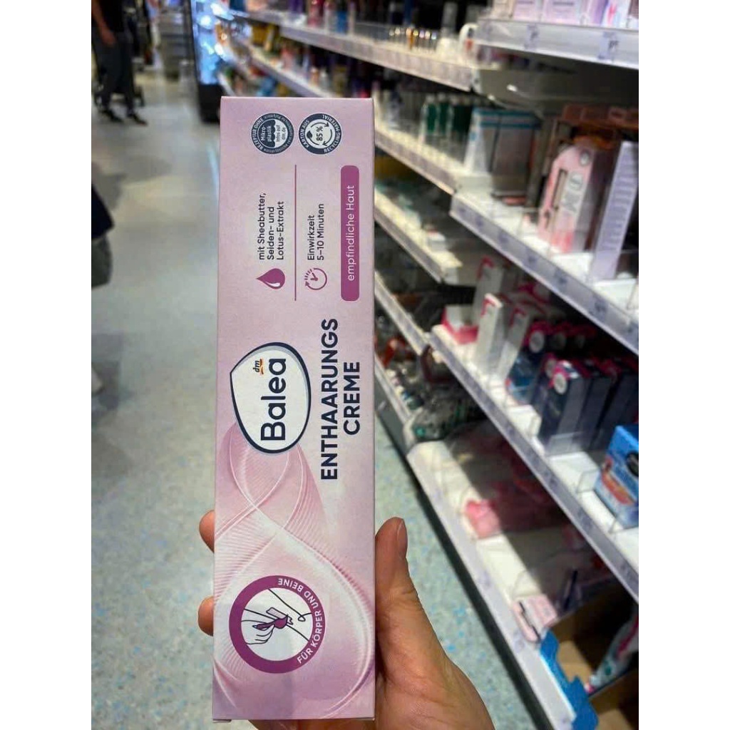 Kem Và Bọt Tẩy Lông Balea, Kem Ức Chế Mọc Lông Balea, 125Ml
