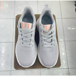Giày Sneaker JTTTSPORT Thể Thao siêu êm siêu thoáng khí bao đi mưa (xám nữ)