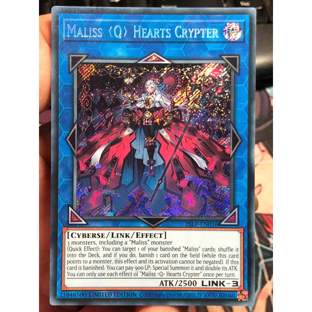 [KW2 Yugioh] [EN-UK] Thẻ bài 25LP-EN016 - Maliss Q Hearts Crypter