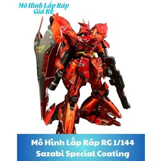  Mô Hình Lắp Ráp RG 1 144 Sazabi Special Metallic Coating  Tặng Kèm Decal  