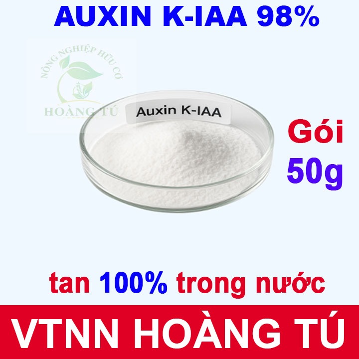 Auxin K-IAA 98% chính hãng – Tăng đâm chồi, ra hoa đồng loạt, đậu trái tối đa
