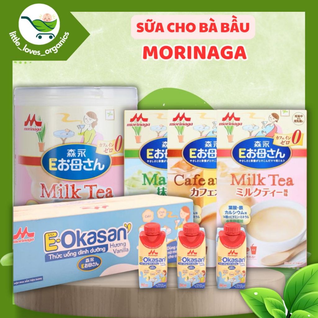 Sữa bầu Nhật Bản Morinaga dạng hộp giấy/ lon 800g