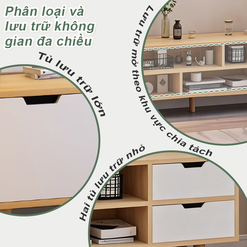 BMZAR Tủ Tivi Bàn Kệ Tivi 63/55/47 Inch Hiện Đại Đa Năng Có Tủ Cánh Kệ Tivi Tầng Chống Ẩm | BigBuy360 - bigbuy360.vn