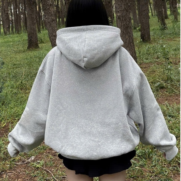 [ ÁO HOODIE ZIP NỈ BÔNG ] Mon Studio – Áo Khoác Nỉ Hoodie Zip Boxy Tay Dơi Có Nút Bấm Form Rộng Nam Nữ Unisex S082 | BigBuy360 - bigbuy360.vn