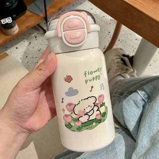 Ly giữ nhiệt cao cấp kiểu dáng mới thẩm mỹ 316 thép không gỉ dung tích lớn cho học sinh dễ thương cảm giác cao cấp