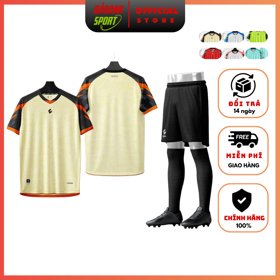 Quần Áo Bóng Đá KIRA EGAN Chính Hãng,Quần Áo Thể Thao Đá Bóng Chất Vải Thoáng Mát Co Giãn Không Bong