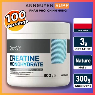  Creatine Monohydrate Ostrovit 300 gram Hỗ Trợ Tăng Cơ Tăng Sức Mạnh & Hiệu Suất Tập Luyện 