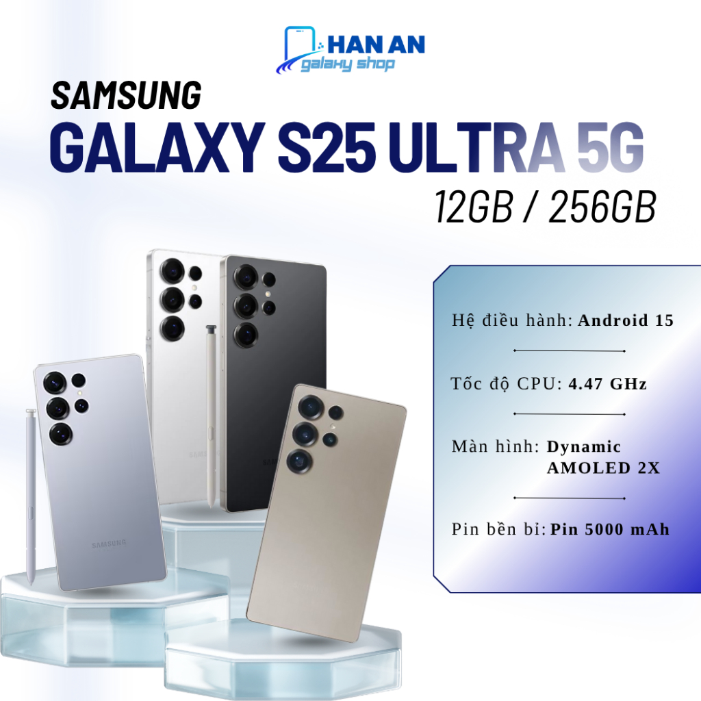 Điện thoại Samsung Galaxy S25 Ultra 12/256GB - Hàng Chính Hãng