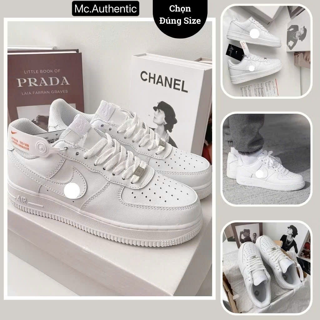 Giày thể thao Sneaker _AF1 Trắng Đủ Size Nam Nữ Hàng Đẹp Full Box Bill