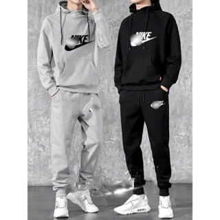  Bộ hoodie  nam simple chất nỉ dày min mũ 2 lớp phong cách ulzangg 