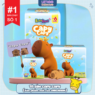  Combo 3 Bịch Tả Bỉm quần Babylove Capy Capy size M56+4 L52 Xl48 2xl44 cho bé - Umee Babycare 