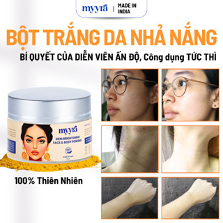 [24H TRẮNG DA] BỘT Ủ TRẮNG DA MẶT & BODY TỪ THIÊN NHIÊN, GIÚP TRẮNG DA NHANH, NHẢ NẮNG, GIẢM THÂM SẠM, ĐÁNH BAY VÀNG DA