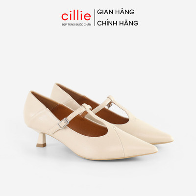 Giày Cao Gót Nữ Cillie Kiểu Dáng Công Sở Gót Nhọn Cao 5cm Mũi Nhọn Lớp Lót Trong Mềm Mại Không Đau Chân CG41