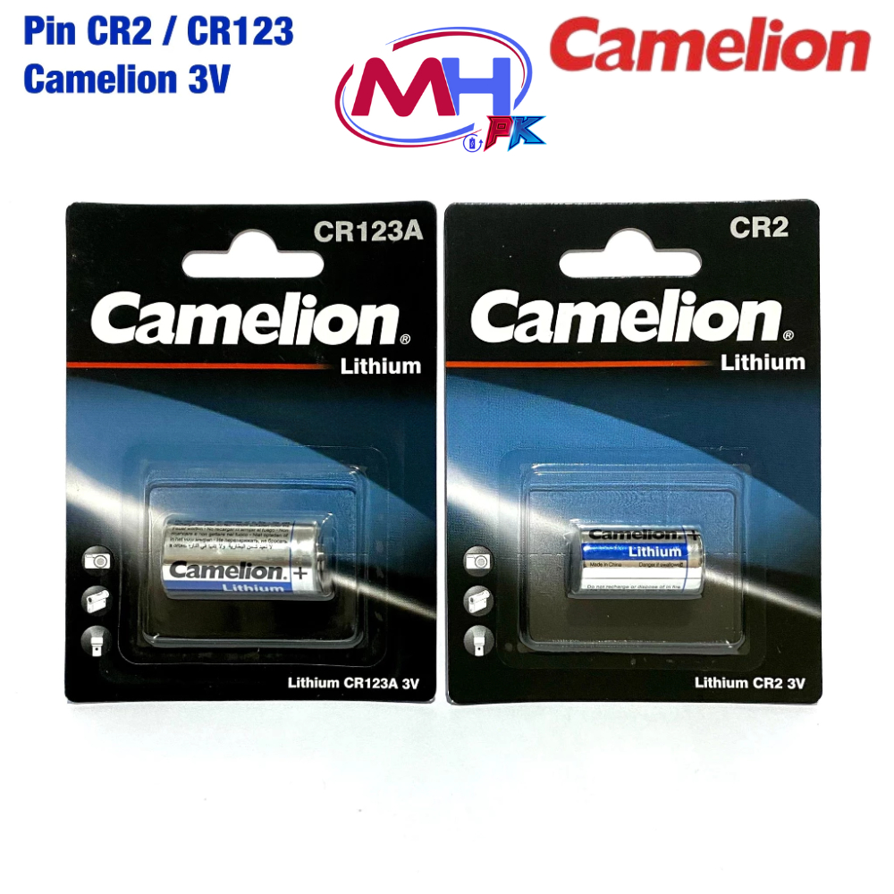 Pin CR2 Camelion,CR123A,2CR5,CR-P2,pin Lithium 3V,chất lượng hàng chuẩn...