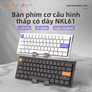  Bàn phím cơ Nacodex NK61 NKL61 Low Profile Slim siêu mỏng . 