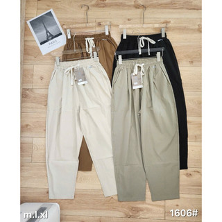 Quần lưng thun baggy 9 tấc co giãn kaki mềm