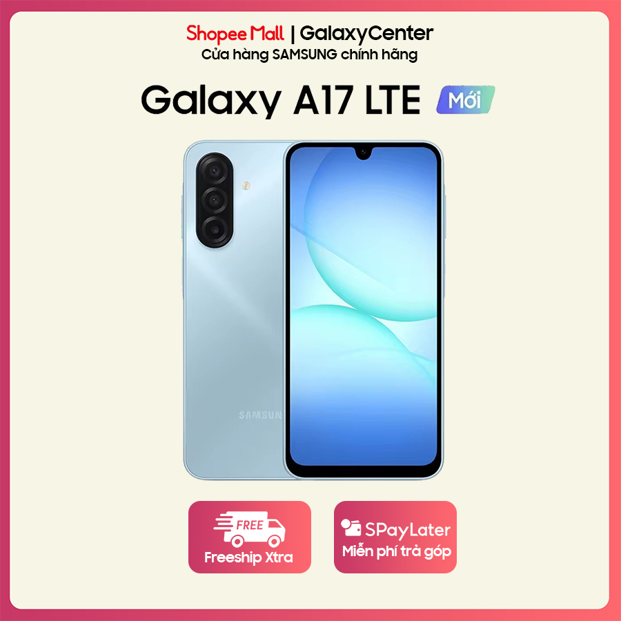 KICH 18/06 - Điện Thoại Samsung Galaxy A17 LTE 8/128Gb - Trải Nghiệm Mượt Mà, Bền Bỉ Dài Lâu