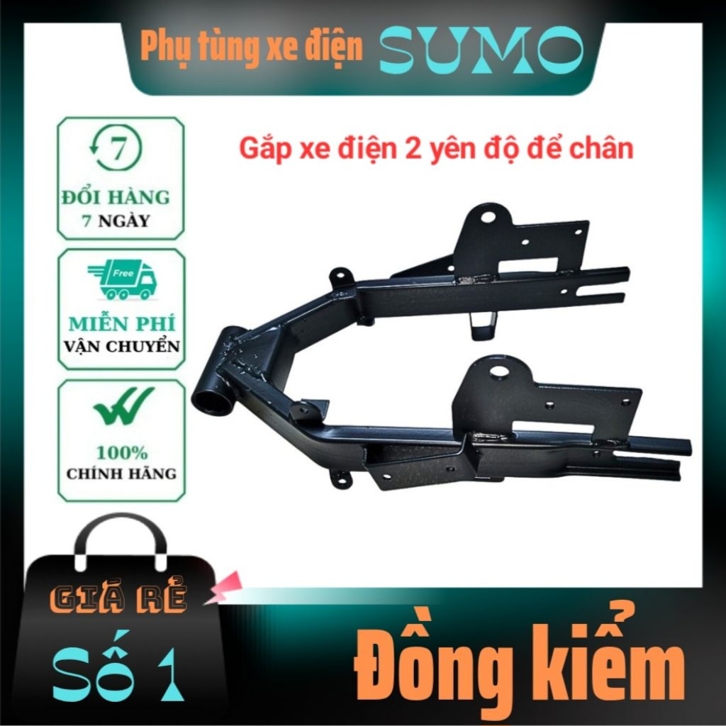 Càng sau xe điện 2 yên độ, gắp xe điện 2 yên độ để chân mẫu VC sơn tích điện