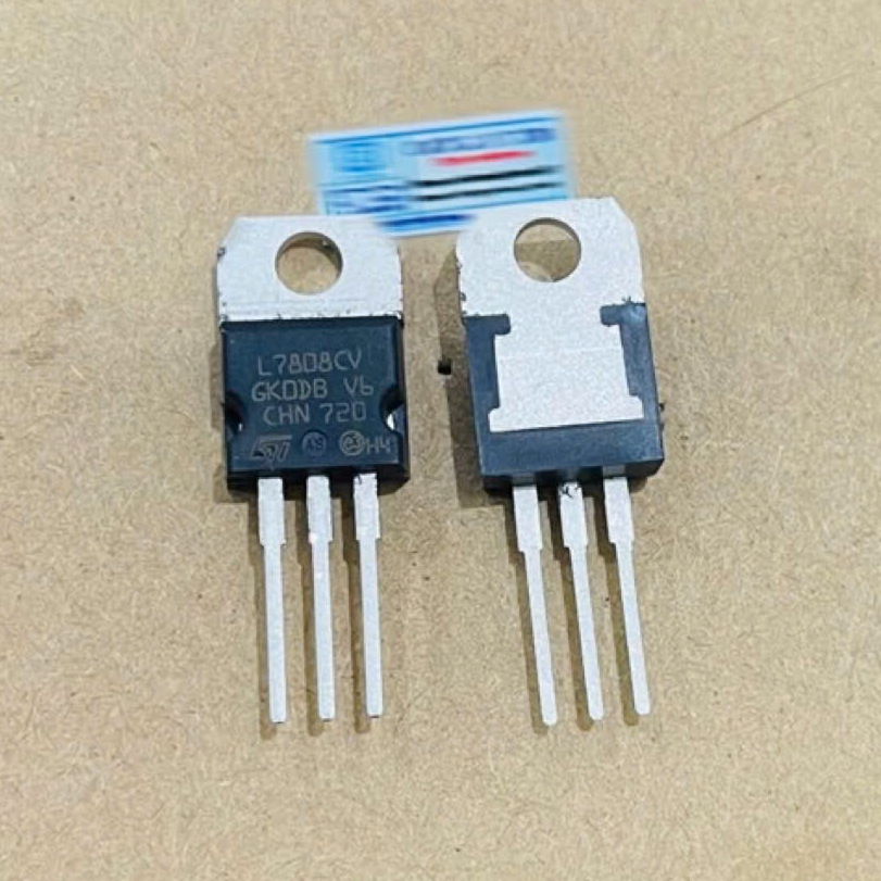 Linh kiện IC Nguồn chính hãng ST L7808CV 7808 8V TO-220 Mới