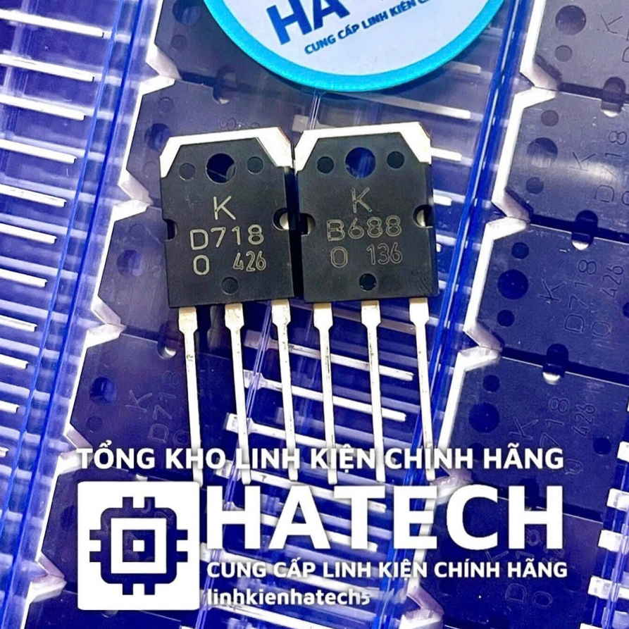Linh Kiện Chuyên Dụng Transistor D718 2SD718 lưng đồng chính hãng KEC nhập khẩu Nhật 100%