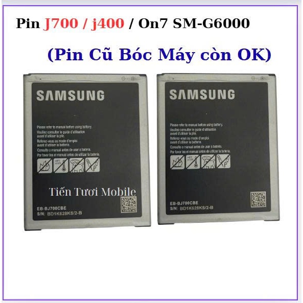 Pin J700 / j400 / On7 SM-G6000 Samsung (Pin bóc máy)