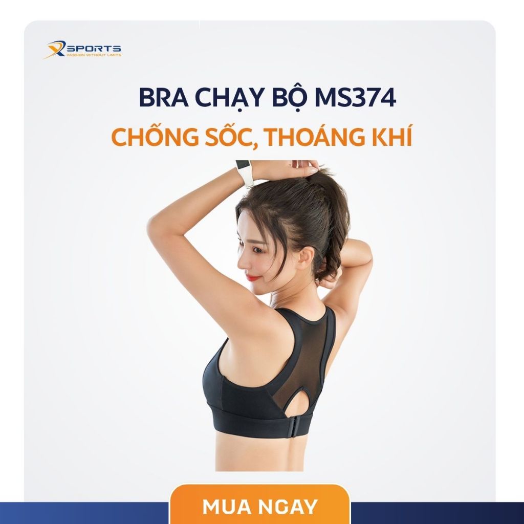 XSPORTS - BRA CHẠY BỘ THOÁNG KHÍ CHỐNG SỐC - MS374