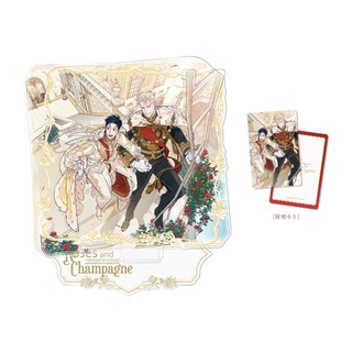 (sẵn) Standee Rose And Champagne (có kèm card)