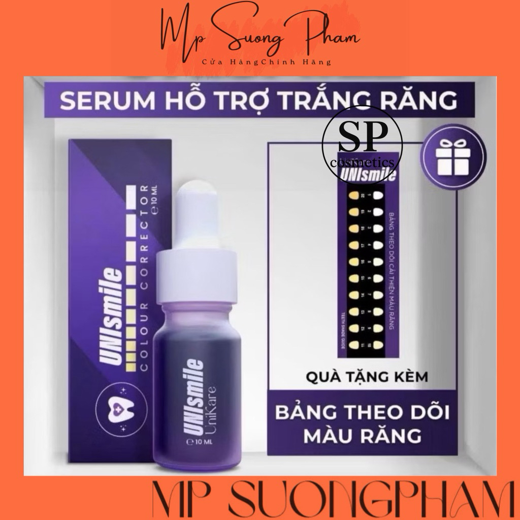 SERUM TRẮNG RĂNG UNISIMLE LÀM SẠCH RĂNG GIẢM MẢNG BÁM TRẮNG RĂNG AN TOÀN