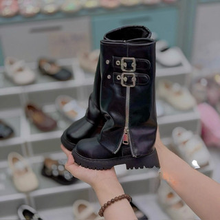 Boot cổ nhún 2 khuy  cho bé gái siêu xinh size 27-37