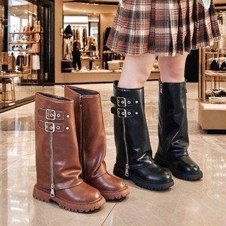Boot cổ nhún 2 khuy  cho bé gái siêu xinh size 27-37