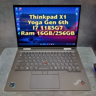 Màn Cảm Ứng Laptop Lenovo Thinkpad X1 Yoga Gen 6 - Core I7 1185G7 RAM 16GB SSD 256GB Dòng chuyên đồ họa xoay gập 360 độ 