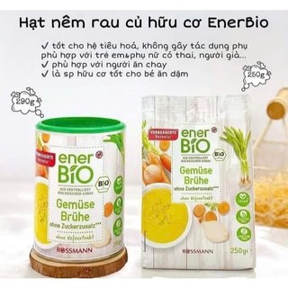 [Date T12/2026] Bột Nêm Rau Củ Ener Bio Đức 250g | Thuần Chay – Hữu Cơ – Không Mì Chính – An Toàn Cho Cả Nhà
