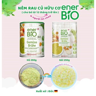 [Date T12/2026] Bột Nêm Rau Củ Ener Bio Đức 250g | Thuần Chay – Hữu Cơ – Không Mì Chính – An Toàn Cho Cả Nhà