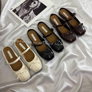  Sục Bệt Nữ Búp Bê Gấp Viền Mũi Phối Nơ Xinh G87 