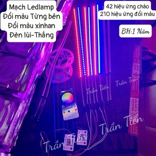 Mạch Audi Led lamp 42 hiệu ứng chào , tích hợp A11 , i8 Mẫu mới Dùng điện thoại Khiển màu