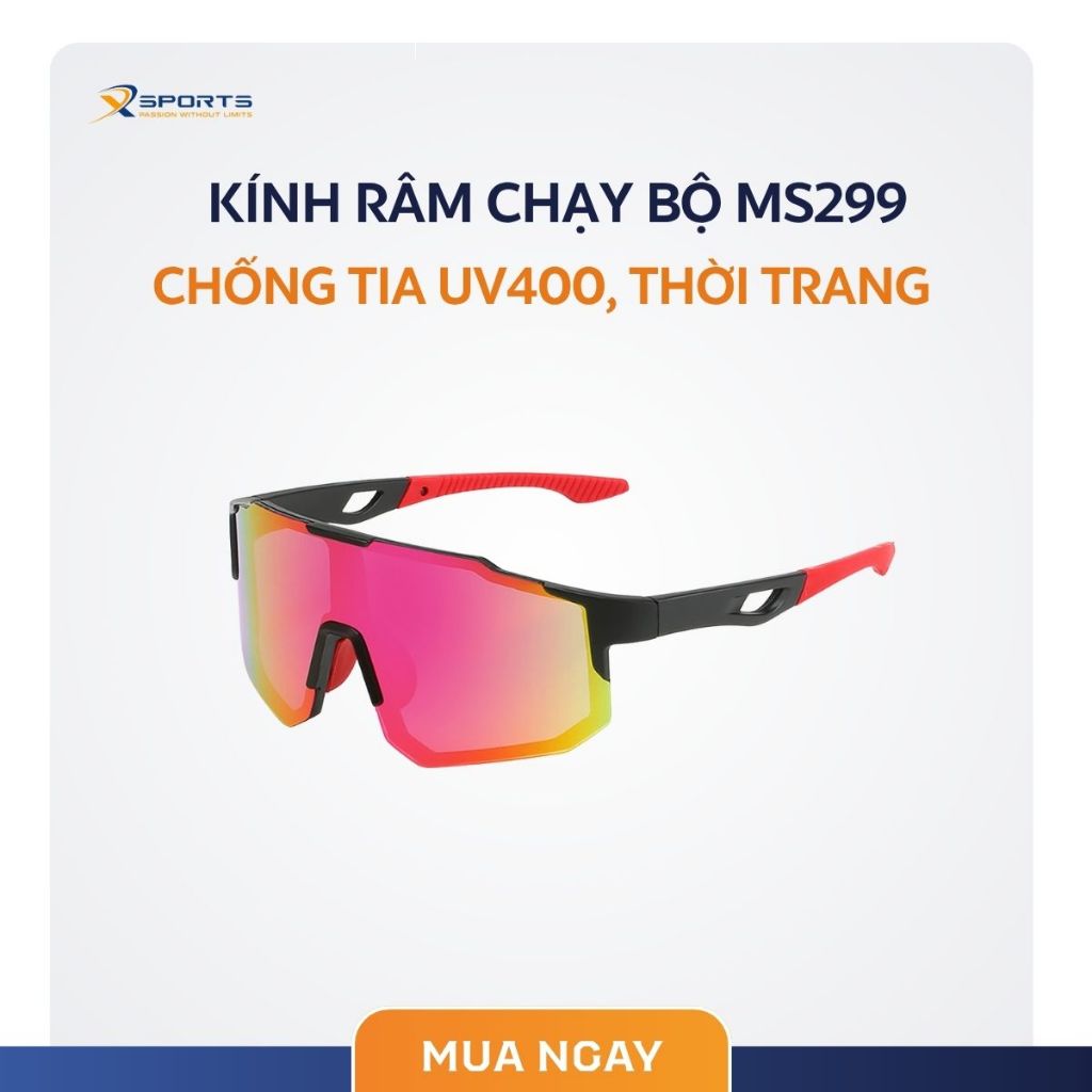 XSPORTS - KÍNH RÂM CHẠY BỘ CHỐNG TIA UV400 - MS299